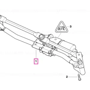 Wiper system, complete - BMW Nu rata
