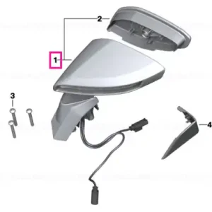 Right rear view mirror SVA - BMW Motorrad Bestseller
