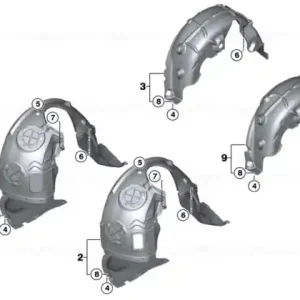 Capac nișă roată, față stânga - BMW - Mini Cumpără acum