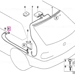 Antenna cable Diversity 4240MM - BMW Nu rata