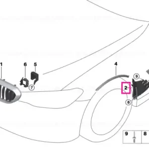Air duct, left -M- - BMW Reducere