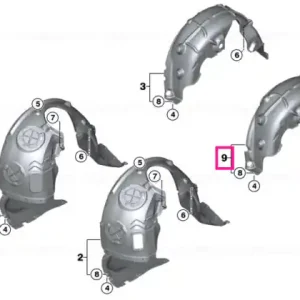 Capac carcasă roată spate dreapta - BMW - Mini Livrare gratuită