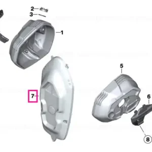 Capac curea frezat CLASSIC - BMW Motorrad Chilipir