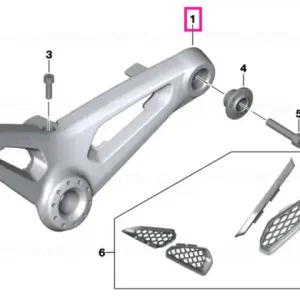 Support, rider's seat, left CLASSIC - BMW Motorrad Preferatul clienților