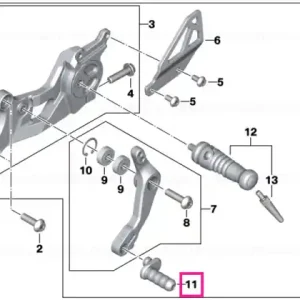 Cel mai bun preț Toe piece, gearshift CLASSIC - BMW Motorrad