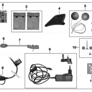 Comandă acum Set communication system helmet 7 KOMV3 - BMW Motorrad