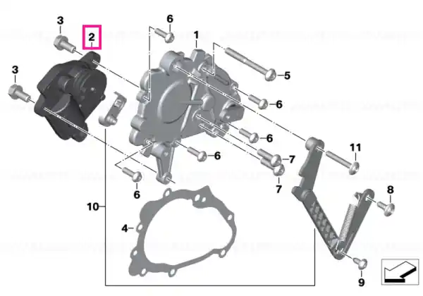 Expediere rapidă Drive motor - BMW Motorrad