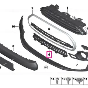 Cumpără acum Grille, middle bottom, open JCW - BMW - Mini