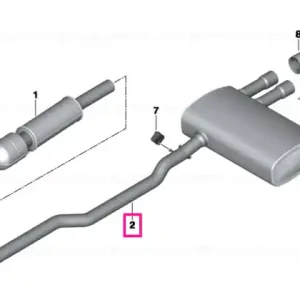 Rear silencer - BMW - Mini Livrare rapidă