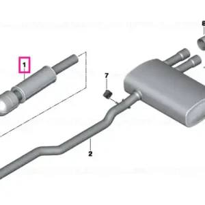 Front silencer - BMW - Mini Expediere rapidă