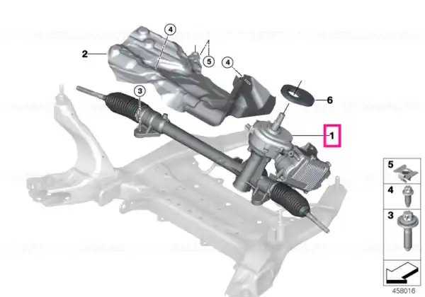 Exch. steering box, electr. - BMW - Mini Noutate