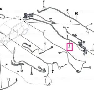 Wiring trunk lid - BMW Ieftin