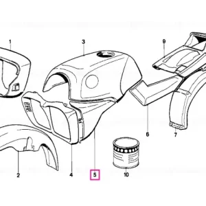 Cumpărături sigure Radiotor trim panel left POLARIS - BMW Motorrad
