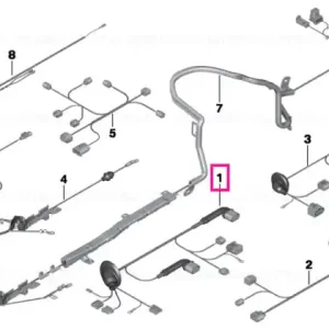 Wiring harness, electric parking brake - BMW Lichidare de stoc
