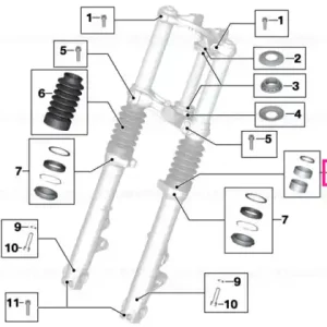 Set of bushes - BMW Motorrad Expediere rapidă