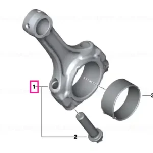 Connecting rod class 9 1XWS 307-310,9 - BMW Motorrad Ieftin
