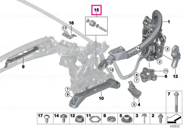 Șurub elastic - BMW Disponibil imediat