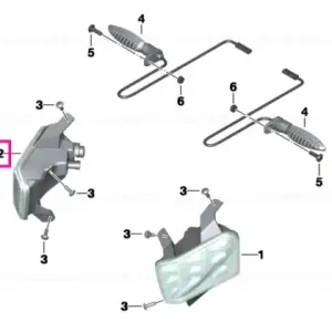 Retur ușor LED turn signal, front right - BMW Motorrad