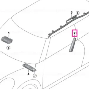 Side airbag, front right seat - BMW - Mini Preferatul clienților