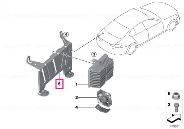 Suport amplificator - BMW Comandă acum