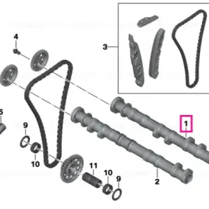 Transport gratuit Inlet camshaft - BMW Motorrad