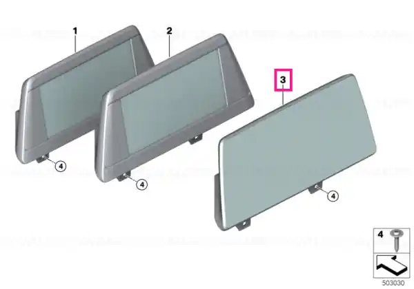 Comandă acum Central information display 10,25" - BMW
