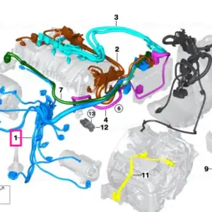 Wrng.harness,motor,sensorsystem,module 1 - BMW Ofertă specială