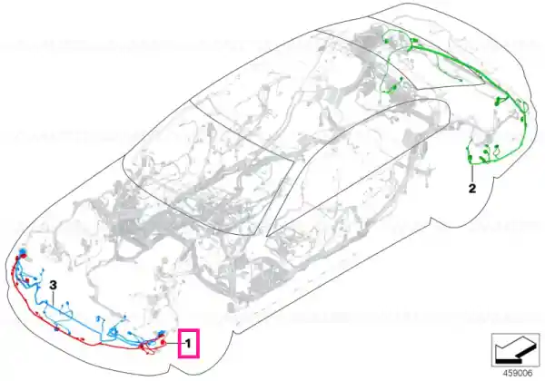 Cel mai bun preț Cablaj electric bara protectie fata - BMW Seria 5 F90 M5 - tip motor S63M