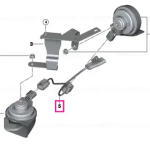 Adapter cable single fanfare - BMW - Mini Transport gratuit