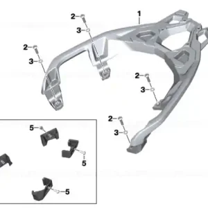 Super ofertă Set mounted parts luggage carrier - BMW Motorrad