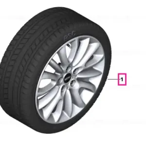 Roată completă de iarnă - Net Spoke 519 cu anvelopa Nokian Tyres HKPL 9 FRT - 225/45R17 91T - Mini Clubman F54 Retur gratuit