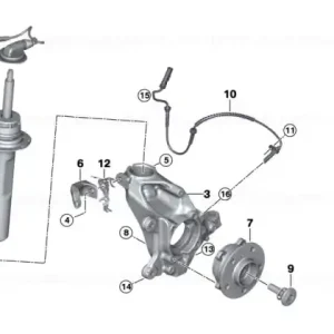 Front right spring strut - BMW - Mini Ofertă exclusivă