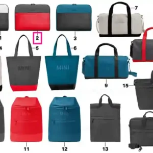Cel mai vândut MINI laptop sleeve colour block CORAL/GREY - BMW - Mini