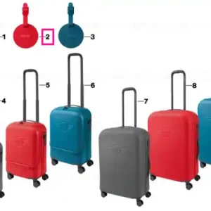 Bestseller MINI luggage tag round CORAL - BMW - Mini