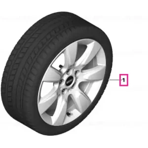 Cumpără online Roată completă de iarnă - Imprint Spoke 530 cu anvelopa Nokian Tyres R2 FRT - 225/55R17 97R - Mini Countryman F60