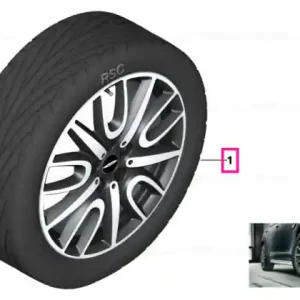 Set roți complete de vară - JCW Black Thrill Spoke 529 (bright turned) cu anvelopa Pirelli Cinturato P7 K1 r-f - 225/50R18 95W - Mini Countryman F60 Discount