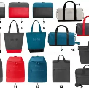 Bestseller MINI backpack colour block tonal GREY - BMW - Mini