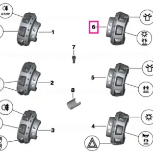Cel mai bun preț Auxiliary switch, right - BMW Motorrad