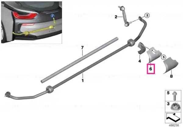 Heat resistant plate - BMW Retur ușor