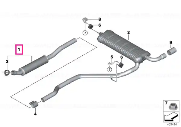 Ofertă limitată Front silencer - BMW