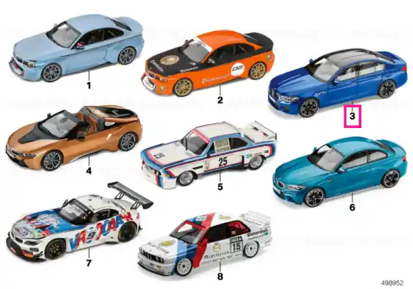 Popular BMW miniature M5 1:18