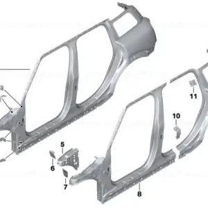 Cumpără acum Side frame, exterior, left - BMW - Mini
