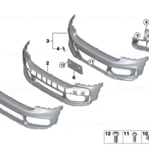 Suport faros față stânga JCW - BMW - Mini Noutate