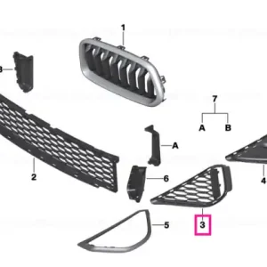Retur gratuit Grid lateral left M - BMW
