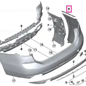 Bestseller Scuff protection film, side frame, left - BMW