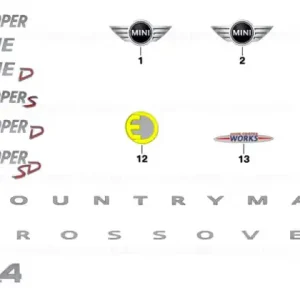 Reducere specială Lettering COOPER S PHEV - BMW - Mini
