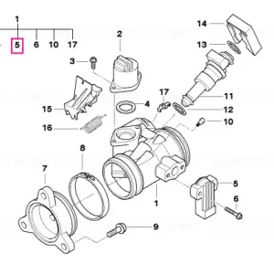 Throttle valve switch - BMW Motorrad Plată securizată