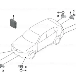 Ultrasonic sensor, Silverstone II WA29 - BMW Vezi acum