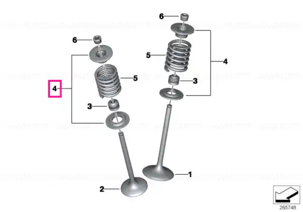 Ieftin Set, valve head - BMW Motorrad