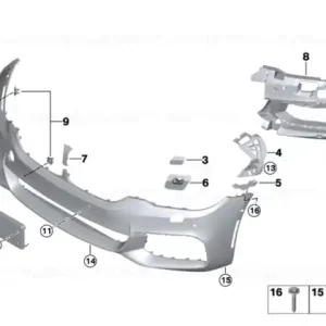 Acoperitoare bara, aprimorat, fata -M- PDC - BMW Cumpără acum